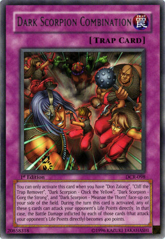Combinación de Escorpión Oscuro [DCR-098] Raro 