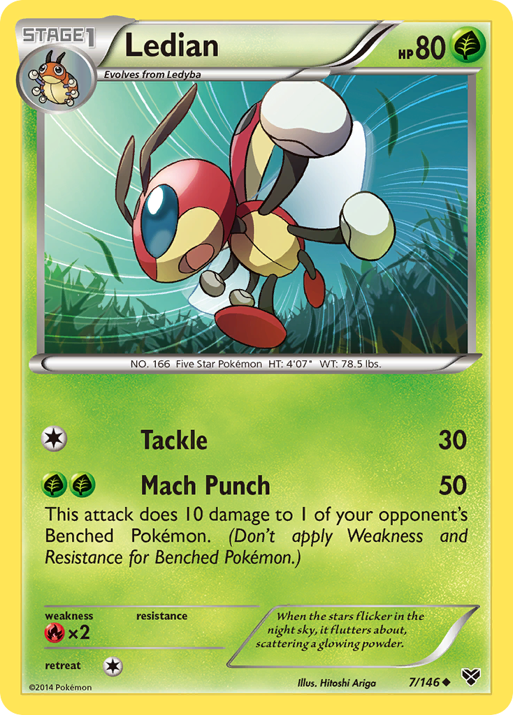 Ledian (7/146) [XY: Conjunto básico] 