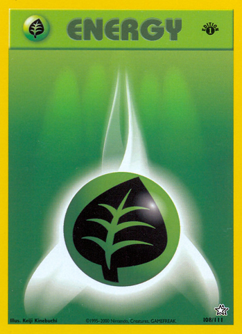 Energía de hierba (108/111) [Neo Genesis 1.ª edición] 