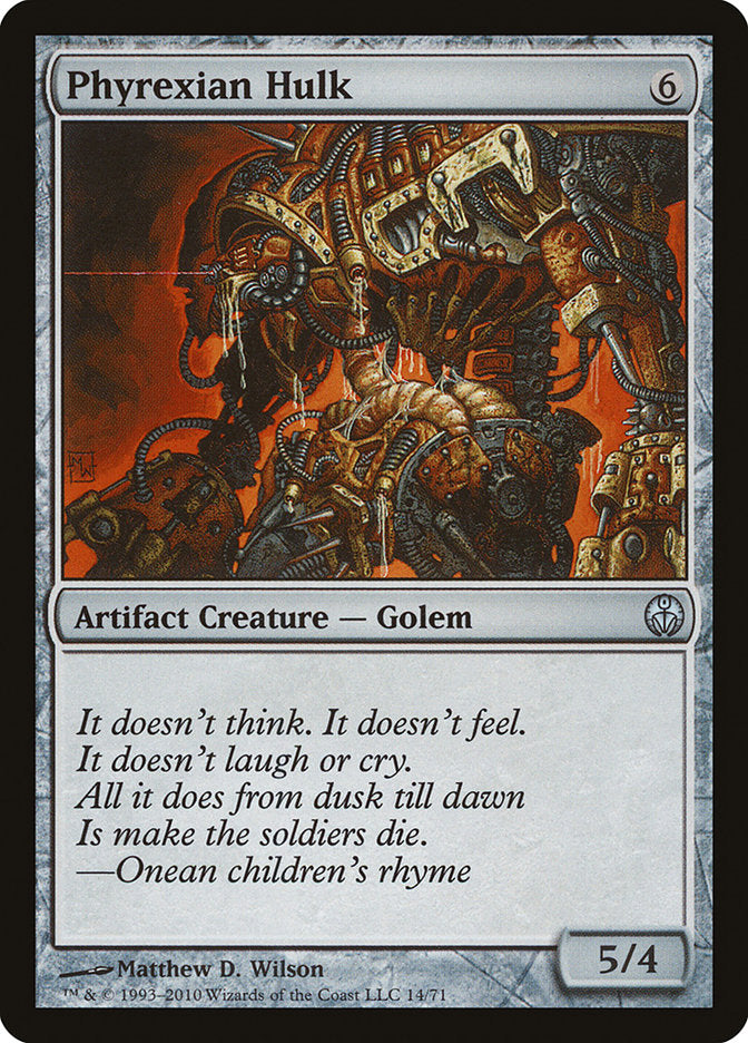 Phyrexian Hulk [Mazos de duelo: Phyrexia contra la Coalición] 