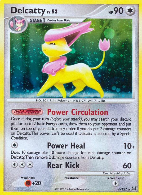 Delcatty (4/127) [Platino: Conjunto básico] 