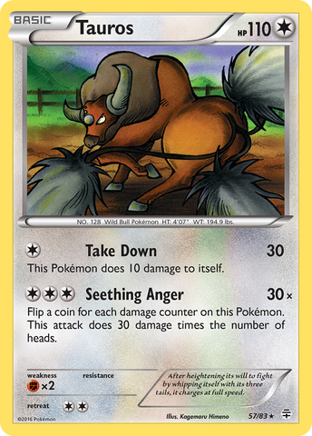 Tauros (57/83) [XY: Generaciones] 