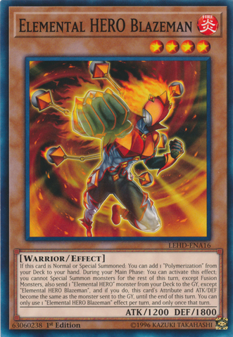 Héroe elemental Blazeman [LEHD-ENA16] Común 