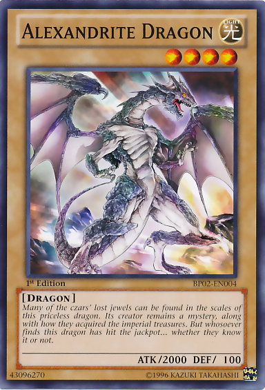 Dragón Alejandrita [BP02-EN004] Mosaico Raro 