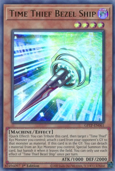 Barco con bisel Time Thief [GFTP-EN061] Ultra raro 