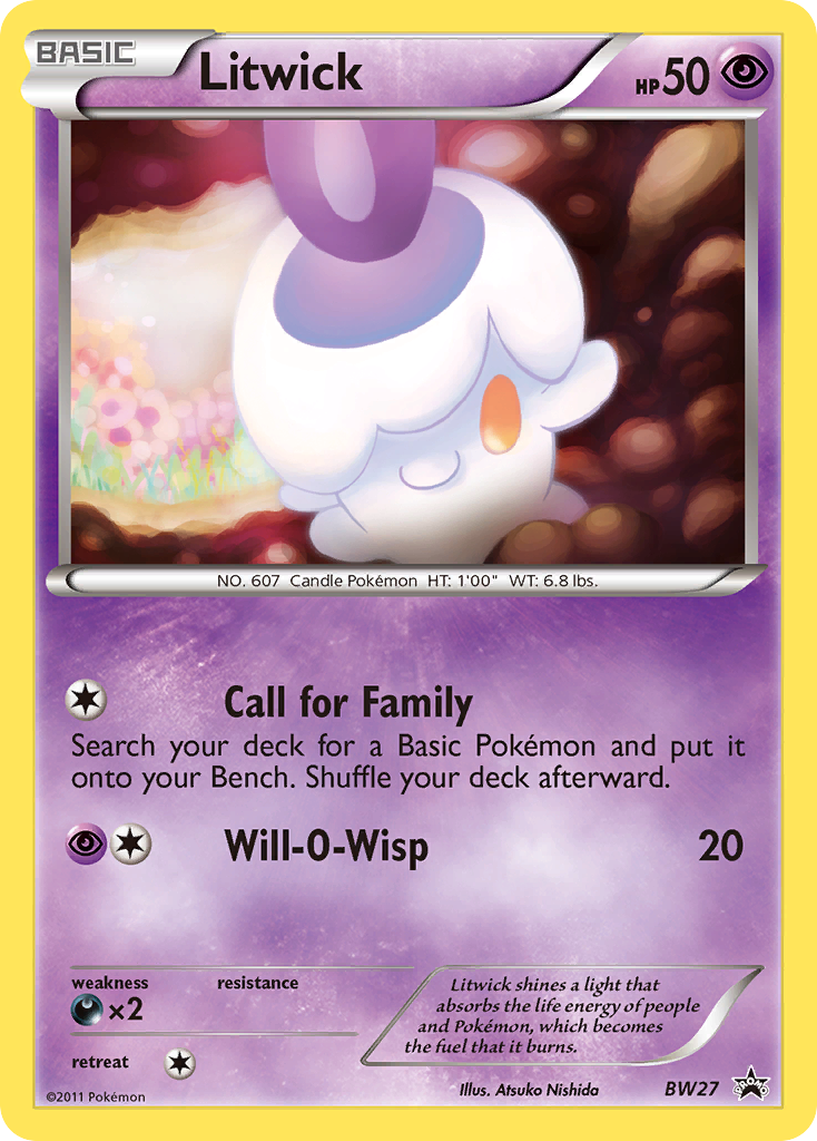 Litwick (BW27) [Blanco y negro: Promociones de Black Star] 