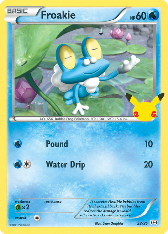 Froakie (22/25) [25º aniversario de McDonald's] 