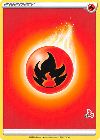 Energía de fuego (Sello de Cinderace n.° 38) [Battle Academy 2022] 