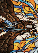 Tura Kennerud, Skyknight Art Card (firma estampada en oro) [Serie de arte Dominaria United] 