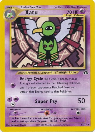 Xatu (52/75) [Neo Descubrimiento Ilimitado] 