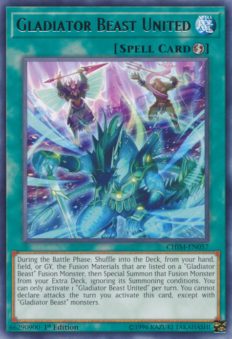 Bestia Gladiador Unida [CHIM-EN057] Raro 