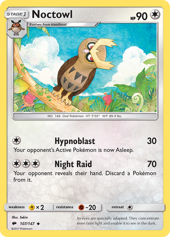 Noctowl (107/147) [Sol y Luna: Sombras ardientes] 