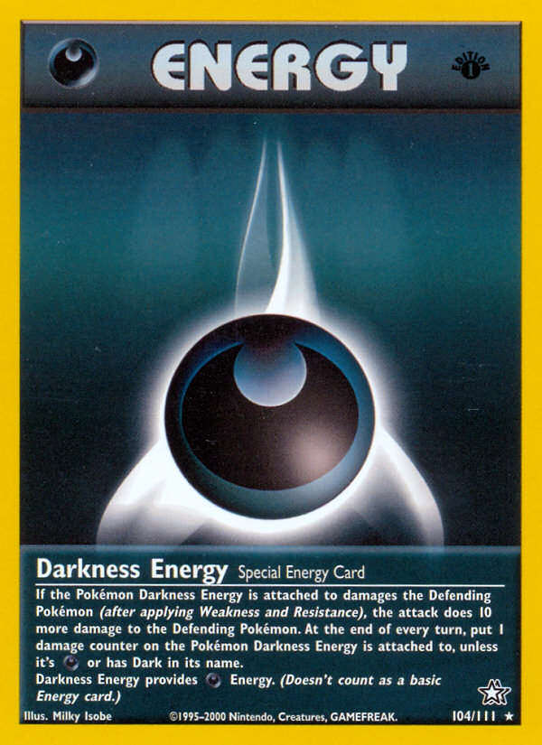 Energía de la oscuridad (104/111) [Neo Genesis 1.a edición] 