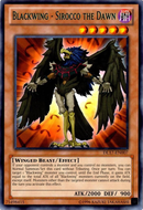 Blackwing - Sirocco the Dawn (Verde) [DL17-EN007] Raro 