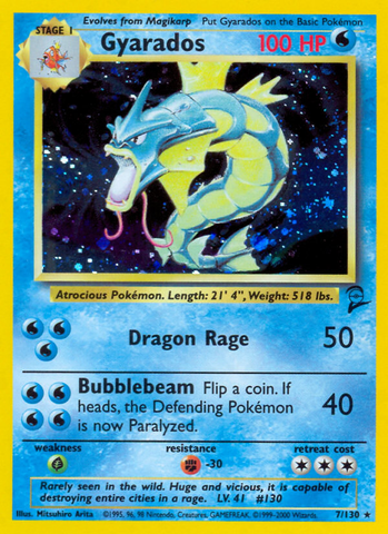 Gyarados (7/130) [Conjunto básico 2] 