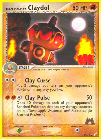 Claydol del equipo Magma (33/95) [EX: Equipo Magma vs Equipo Aqua] 