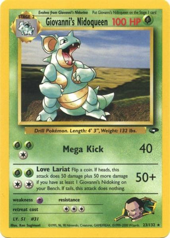 Nidoqueen de Giovanni (23/132) [Gym Challenge Unlimited] 