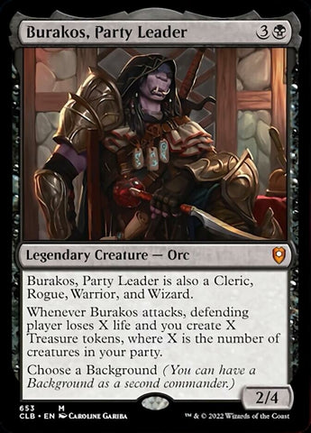 Burakos, líder del grupo [Commander Legends: Battle for Baldur's Gate] 
