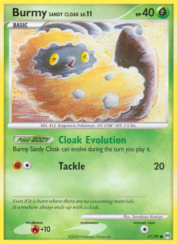 Capa de arena de Burmy (57/99) [Platino: Arceus] 