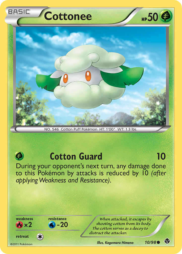 Cottonee (10/98) [Blanco y negro: poderes emergentes] 