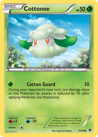 Cottonee (10/98) [Blanco y negro: poderes emergentes] 