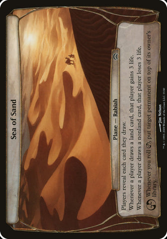 Mar de Arena (Aviones) [Planechase Planes] 