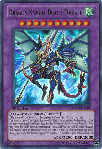 Caballero Dragón Draco-Equiste [DREV-EN038] Ultra Raro 