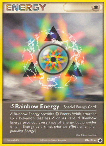 Energía arcoíris (88/101) (Especie Delta) [EX: Dragon Frontiers] 