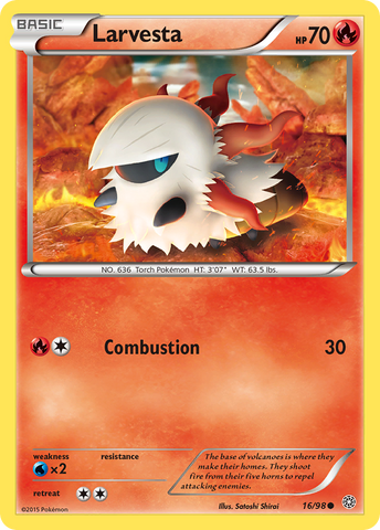 Larvesta (16/98) [XY: Orígenes antiguos] 