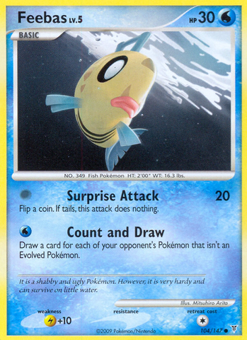 Feebas (104/147) [Platino: Vencedores Supremos] 