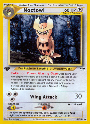 Noctowl (42/111) [Neo Génesis 1.ª edición] 