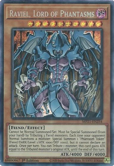 Raviel, Señor de los Fantasmas [MP21-EN254] Secreto Prismático Raro 