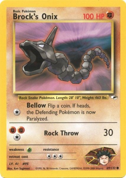 Onix de Brock (69/132) [Gym Heroes Unlimited] 