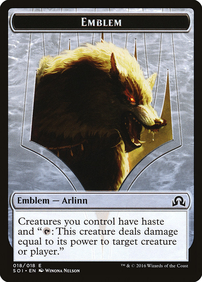 Emblema de Arlinn Kord [Sombras sobre fichas de Innistrad] 