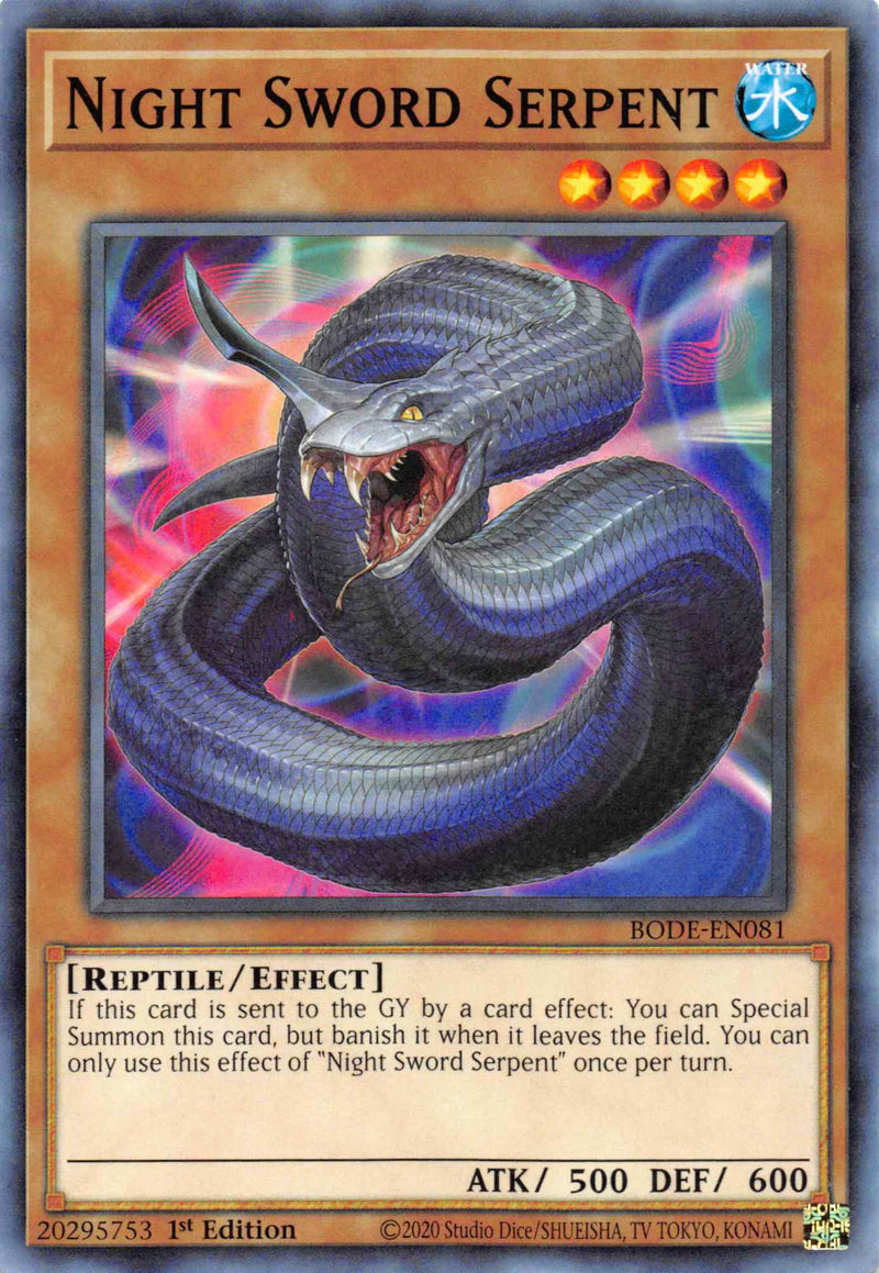 Serpiente Espada Nocturna [BODE-EN081] Común 