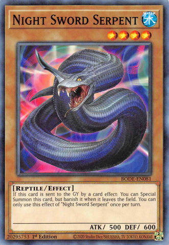 Serpiente Espada Nocturna [BODE-EN081] Común 