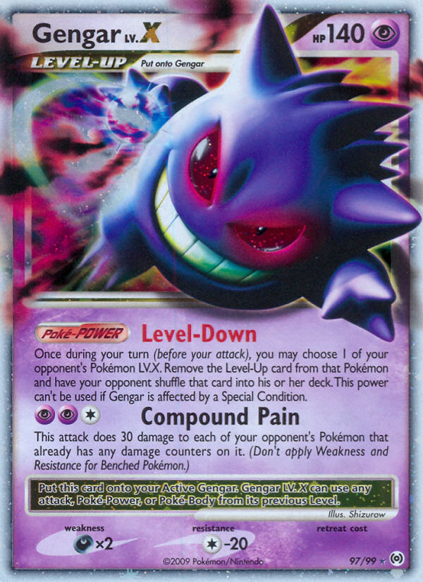 Gengar LV.X (97/99) [Platino: Arceus] 