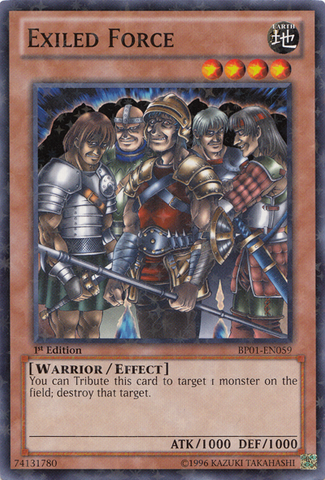 Fuerza exiliada [BP01-EN059] Starfoil Raro 
