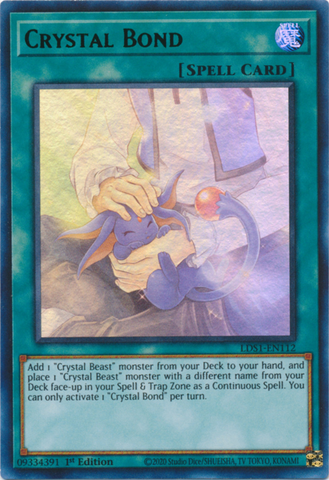 Enlace de cristal (púrpura) [LDS1-EN112] Ultra raro 