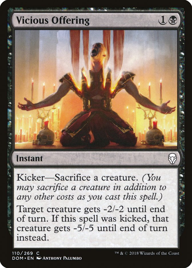 Ofrenda viciosa [Dominaria] 