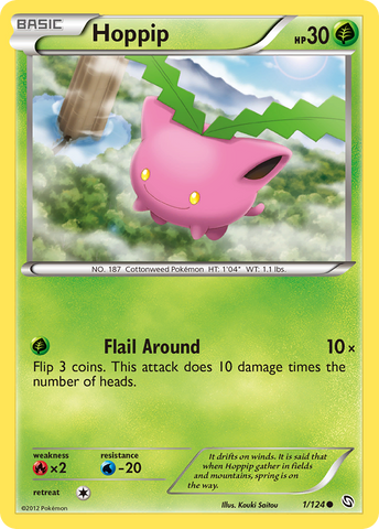 Hoppip (1/124) [Blanco y negro: Dragones exaltados] 