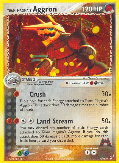 Aggron del Equipo Magma (7/95) [EX: Equipo Magma vs Equipo Aqua] 