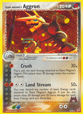 Aggron del Equipo Magma (7/95) [EX: Equipo Magma vs Equipo Aqua] 