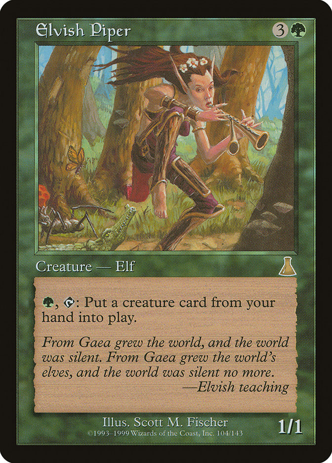 Flautista élfico [El destino de Urza] 