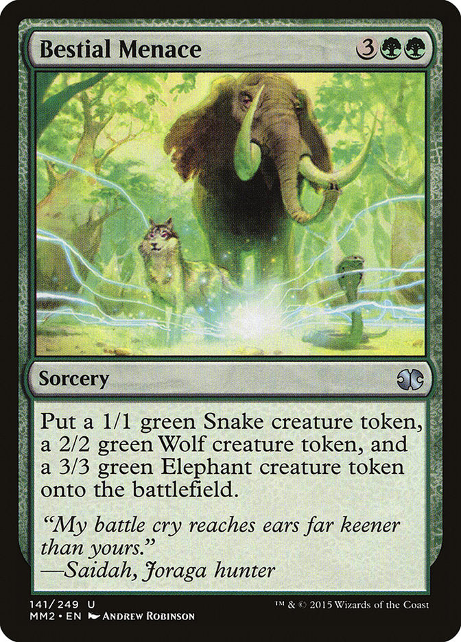 Amenaza bestial [Modern Masters 2015] 