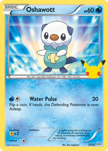 Oshawott (21/25) [25º aniversario de McDonald's] 