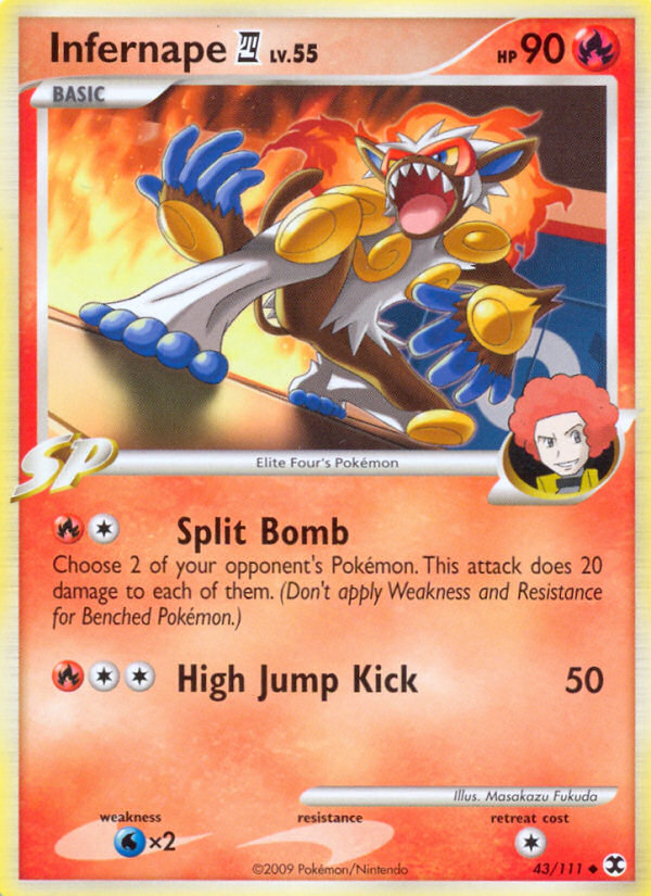 Infernape (43/111) [Platino: Rivales en ascenso] 