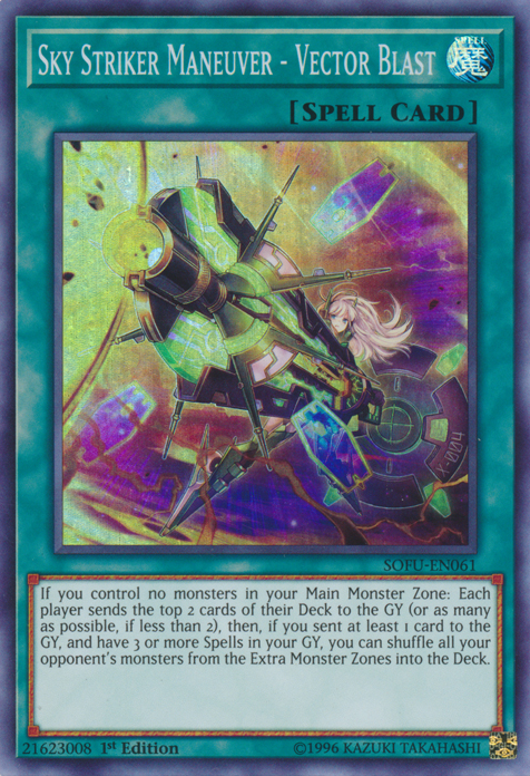 Maniobra del Sky Striker - ¡Explosión vectorial! [SOFU-EN061] Súper Raro 