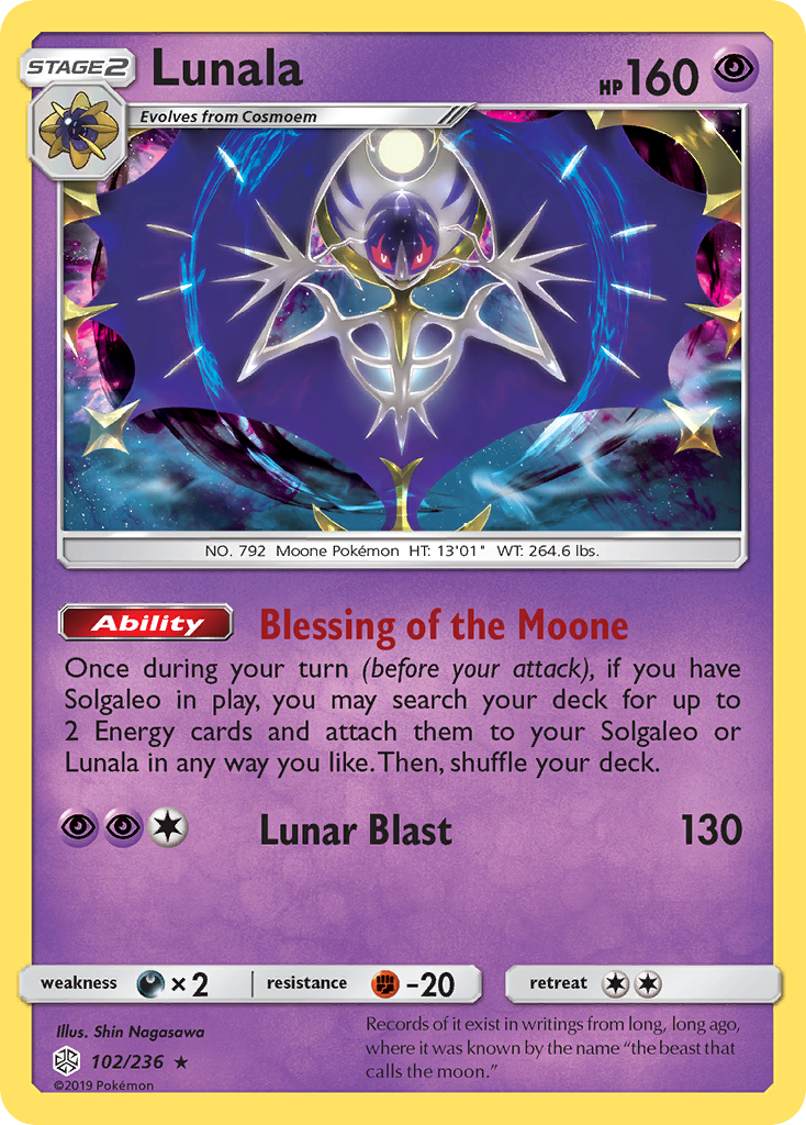 Lunala (102/236) [Sol y Luna: Eclipse cósmico] 