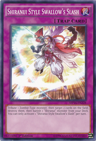 Tajo de golondrina estilo Shiranui [MP16-EN228] Común 